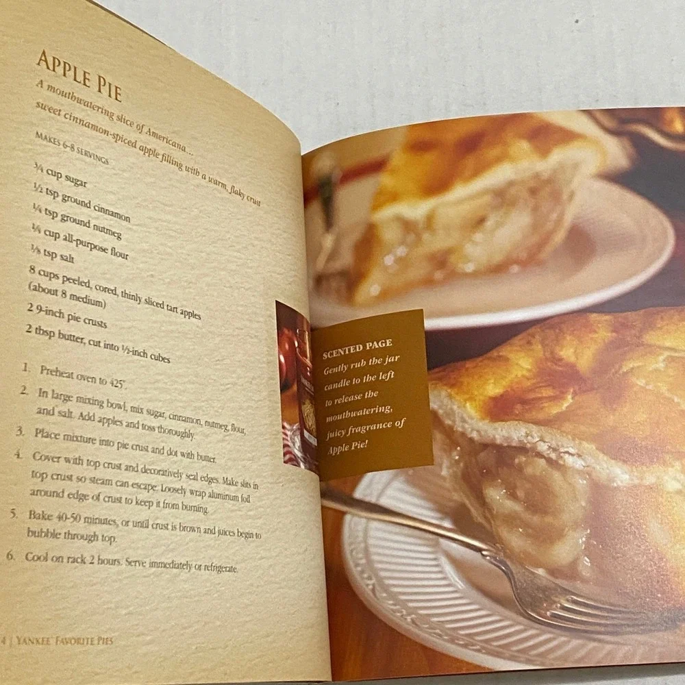 Yankee Candle Favorites Cookbook 2010 First Edition Recipes Softcover Foodie